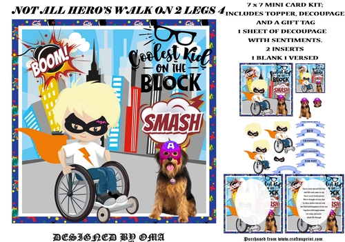 NOT ALL HEROS WALK ON 2 LEGS  BOY 4