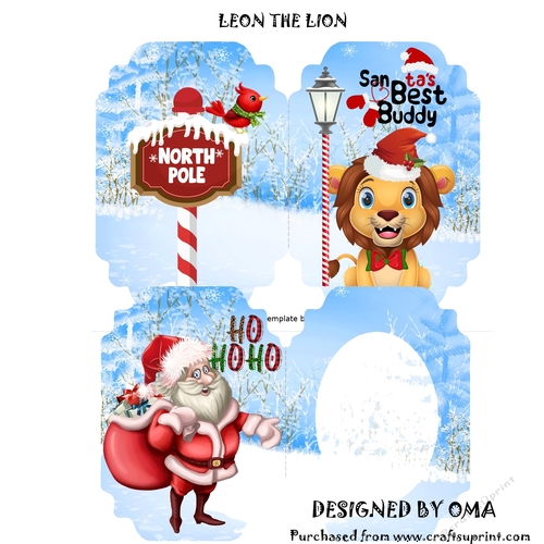 SANTAS BEST BUDDY.LEON LION