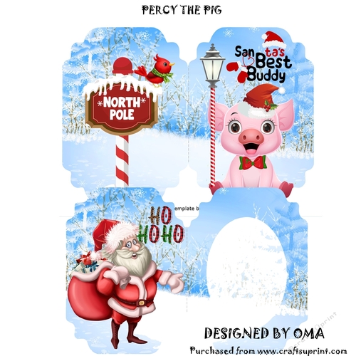 SANTAS BEST BUDDY. PERCY PIG