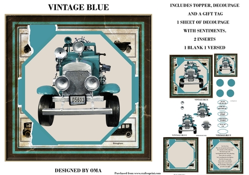 VINTAGE BLUE