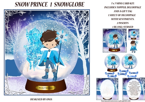  Snow Prince 1 Snow globe