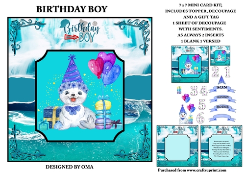 BIRTHDAY BOY 1 (SEAL)