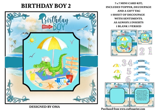 BIRTHDAY BOY 2 (Crocodile)
