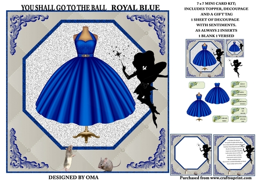 You will go to the ball, Royal Blue