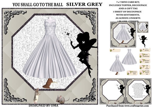 You will go to the ball, Silver grey