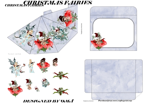 CHRISTMAS FAIRIES PYRAMID