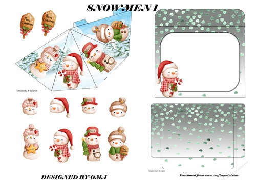 SNOWMEN PYRAMID 1