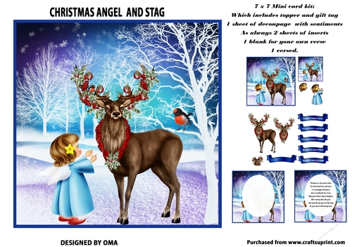 Christmas Angel and Stag