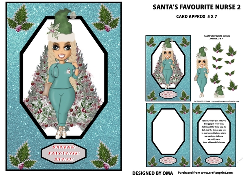 SANTAS FAVORITE NURSE 2