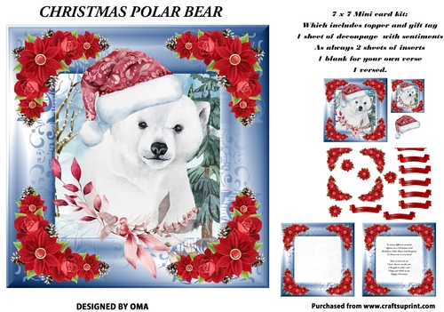 CHRISTMAS POLAR BEAR