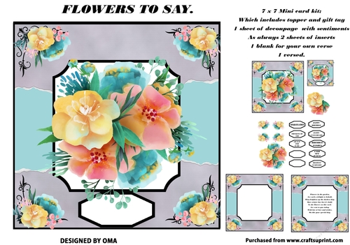 FLOWERS TO SAY