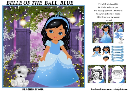 BELLE OF THE BALL, BLUE