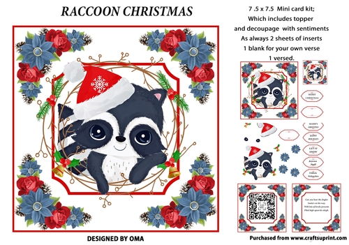 Christmas Raccoon