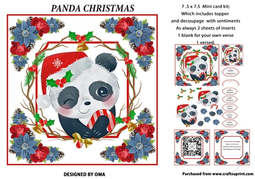 Christmas Panda