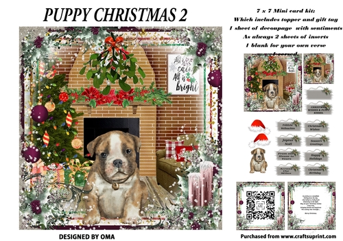 CHRISTMAS WISHES, PUPPY KISSES 2