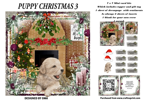 CHRISTMAS WISHES, PUPPY KISSES 3