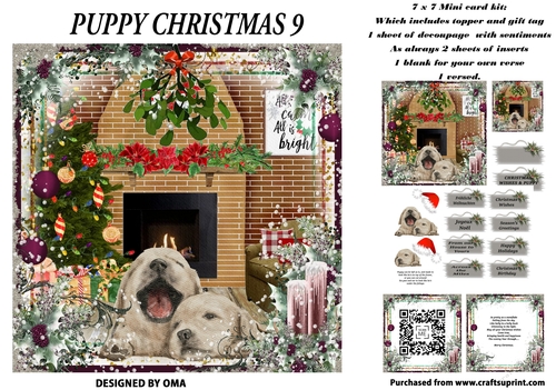 CHRISTMAS WISHES, PUPPY KISSES 9