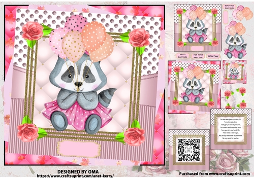 BABY RACCOON GIRL