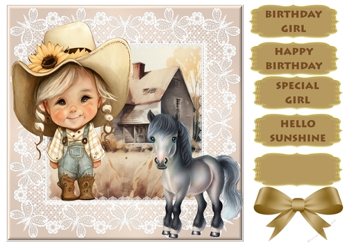 A GIRL & HER PONY 3