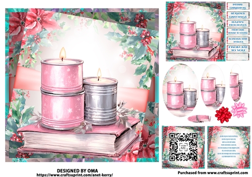 Christmas Blush Christmas Tins