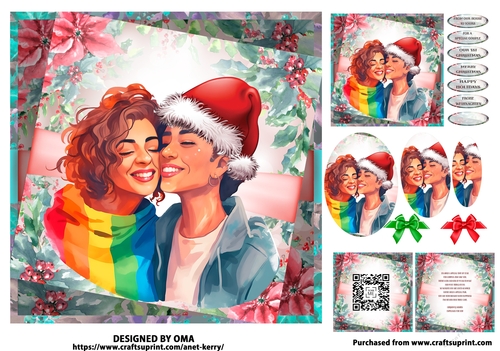 CHRISTMAS LGBT COUPLE 5