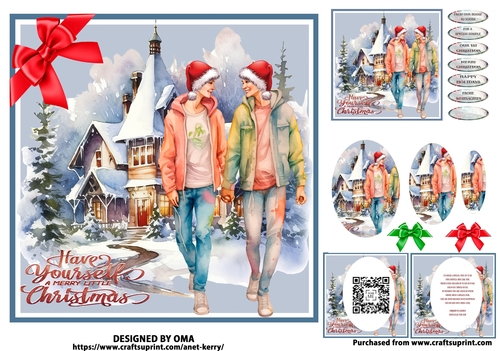 CHRISTMAS LGBT COUPLE 7