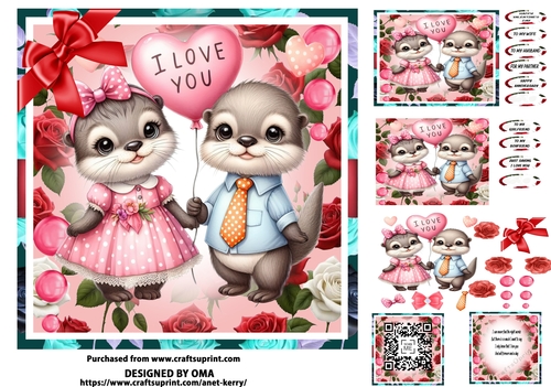 CUTE ROMANCE / OTTERS