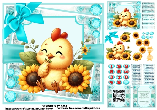 SUNFLOWER CUTIES/CHARLIE CHICK