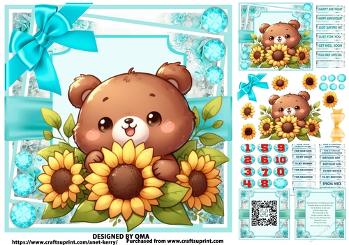 SUNFLOWER CUTIES / FOZZY BEAR