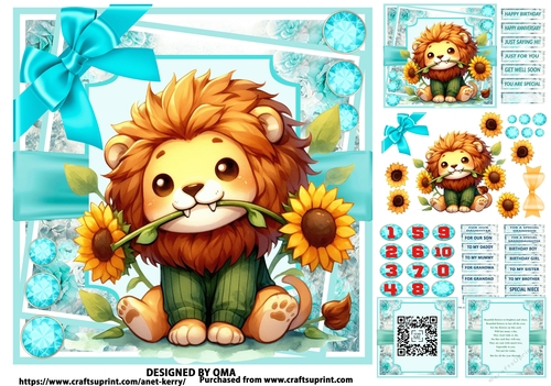 SUNFLOWER CUTIES / LEO LION