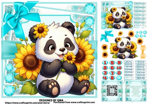 SUNFLOWER CUTIES / SUKI PANDA