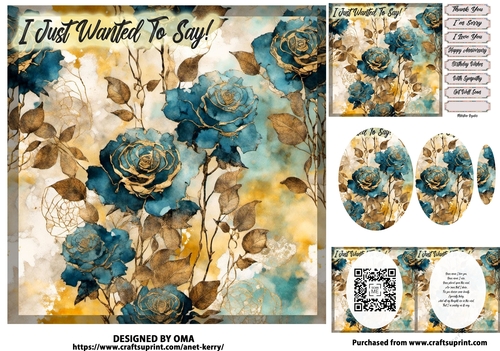 ROSES/ EMERALD & GOLD