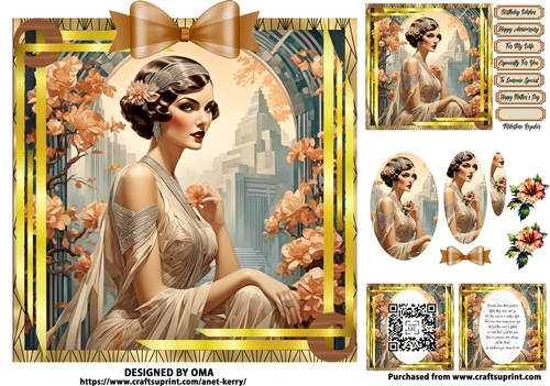 Art Deco Lady