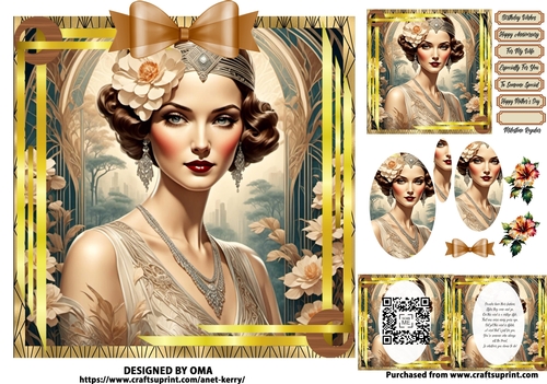 Art Deco Lady 4