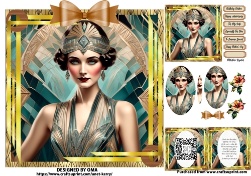 Art Deco Lady 6
