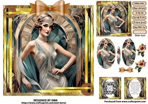 Art Deco Lady 7