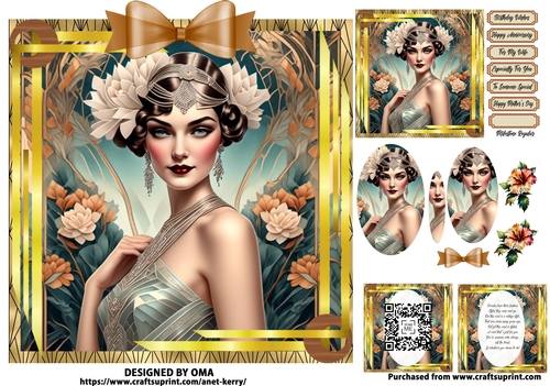 Art Deco Lady 9
