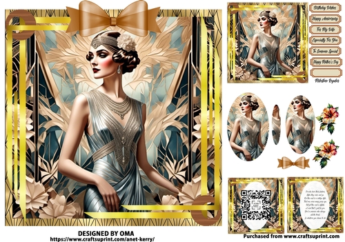 Art Deco Lady 10