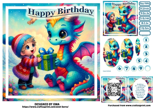 Birthday Dragon 2
