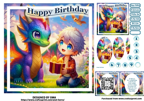 Birthday Dragon 3