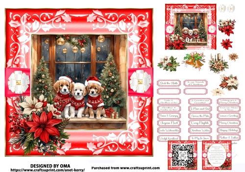 CHRISTMAS PUPPIES 1