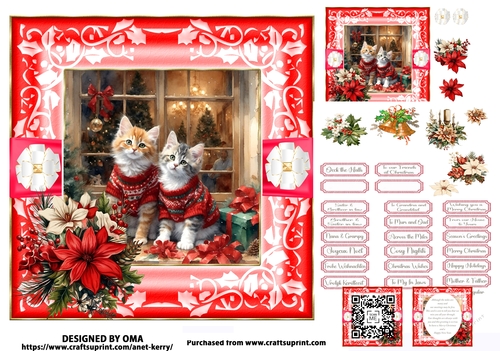 CHRISTMAS KITTENS 1