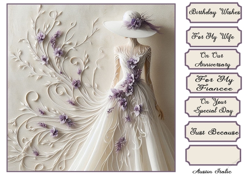 Flower lady in Purple 3