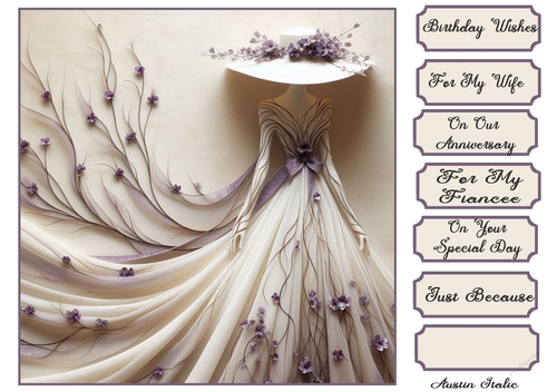 Flower lady in Purple 4