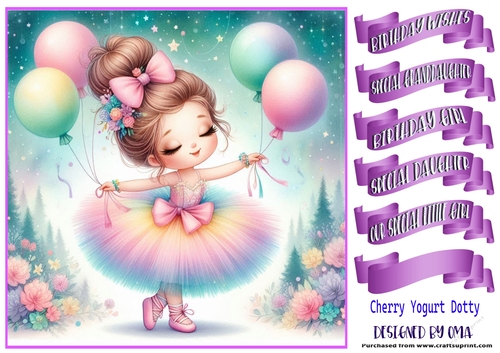 Birthday Ballerina Girl