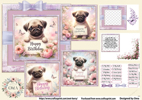 Happy Birthday/Pug