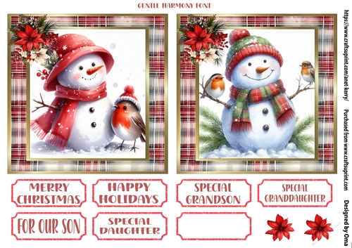 Christmas Snowman 4