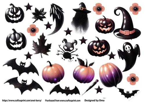 HALLOWEEN EMBELLISHMENTS 1