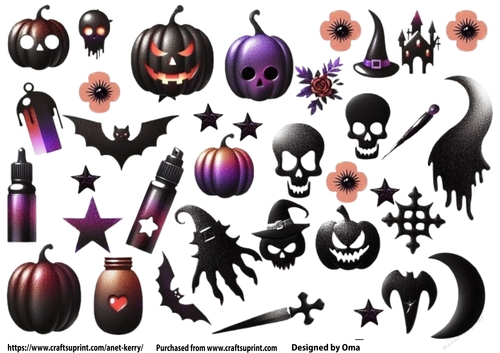 HALLOWEEN EMBELLISHMENTS 2