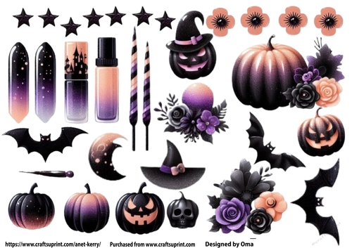 HALLOWEEN EMBELLISHMENTS 4
